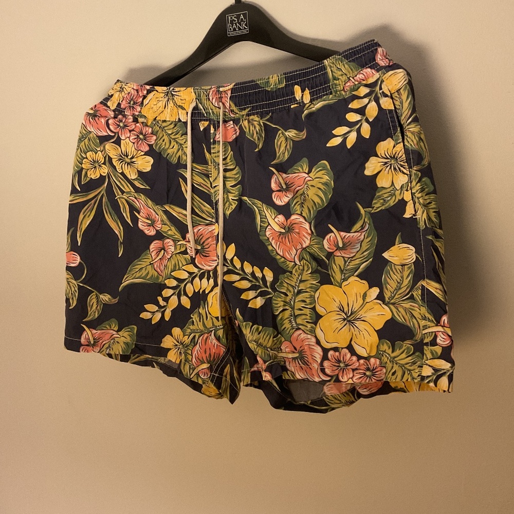 Vintage Polo bathing suit mens Large